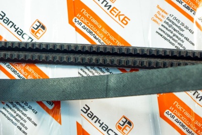 65.96801-0204 Ремень генератора поликлиновый V-BELT DOOSAN P126TI, P126TI-I Взаимозаменяемые номера: 65.968010204, 6596801-0204, 65968010204